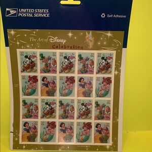 Disney Celebration Stamps Sheet